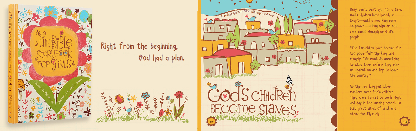 The Bible Storybook for Girls - Phil A. Smouse - Illustrated by Amylee Weeks